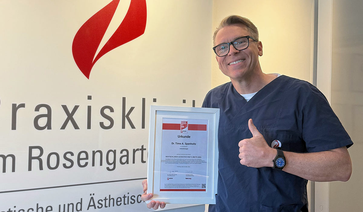 Dr. Timo A. Spanholtz unter Deutschlands Top-Ärzten 2025
